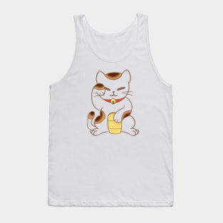 Luckiest Cat Tank Top